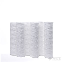 Top Filter - 6 filtres bobinés 10' 1 micron pour adoucisseur et osmoseur d'eau