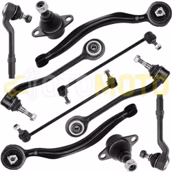 Kit bras de suspension avant compatible BMW X5 E53 triangle rotule biellette 10 pièces