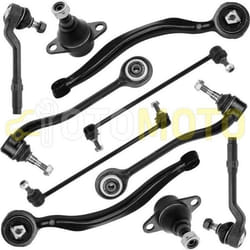 Kit bras de suspension avant compatible BMW X5 E53 triangle rotule biellette 10 pièces