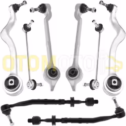 Kit bras de suspension avant compatible BMW 5 E39 520D 525D 525TDS 530D triangle rotule biellette 8 pièces