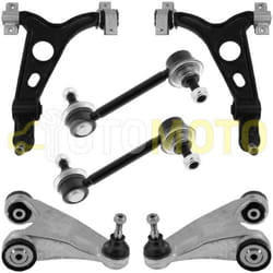 Bras de suspension avant pour ALFA ROMEO 147 156 GT triangle rotule biellette 6 pièces