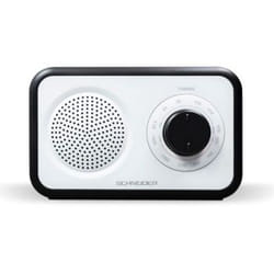 ​SCHNEIDER CONSUMER SC020W Radio portable Analogique Noir, Blanc