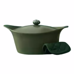 Cookut 3760341301903, Plat à cuisson, Rond, 6 personne(s), Vert, 1 pièce(s), 4,5 L