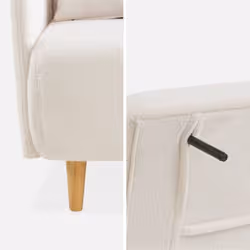 BUT SWEEEK lit sofa 2 siège(s) Crème - Vue supplémentaire 7