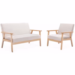 La collection de fauteuils et banquettes ISAK vous offre un design scandinave grâce à ses beaux pieds compas en bois d'hévéa. ...