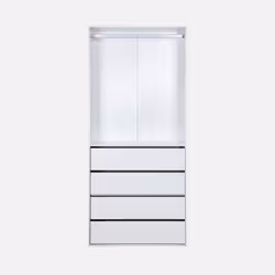sweeek Modulo 0 portes(s) Blanc Armoire - Vue supplémentaire 2
