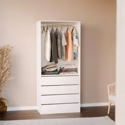 sweeek Modulo 0 portes(s) Blanc Armoire - Vue supplémentaire 5