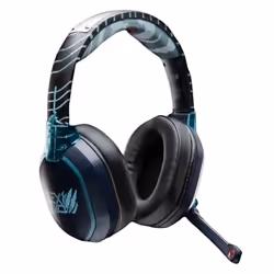 Lexip Casque Kakashi Design By Tsume - Naruto Shippuden, Avec fil &sans fil, Jouer, 20 - 20000 Hz, 452 g, Casque, Noir, Bleu
