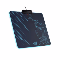 Lexip TSXLXMP0002 tapis de souris Tapis de souris de jeu Noir, Bleu