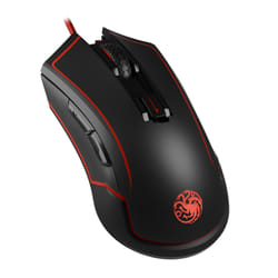 Lexip HBO Game of Thrones - Targaryen souris Jouer Ambidextre RF Wireless + USB Type-A Optique 4800 DPI