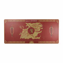 Lexip HBO Game of Thrones - Lannister Edition, Rouge, Image, Néoprène, Base antidérapante, Tapis de souris de jeu