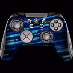 Lexip CRXLXGC0001 accessoire de jeux vidéo Noir, Bleu Manette de jeu Analogique/Numérique Android, Nintendo Switch, Nintendo Switch 2, PC - Vue supplémentaire 2