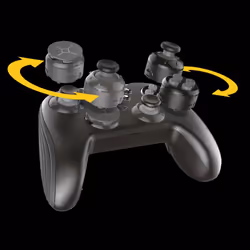 Lexip CRXLXGC0001 accessoire de jeux vidéo Noir, Bleu Manette de jeu Analogique/Numérique Android, Nintendo Switch, Nintendo Switch 2, PC - Vue supplémentaire 3