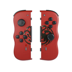 Lexip HBO Game of Thrones Targaryen Noir, Rouge Bluetooth Manette de jeu Nintendo Switch