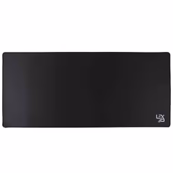 Lexip Tapis De Souris XXL Noir (PC), Noir, Monochromatique, Tissu, Caoutchouc, Base antidérapante, Tapis de souris de jeu