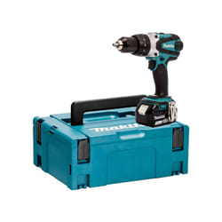 Makita - DHP458F1J Perceuse visseuse à percussion 18 v Li-Ion ø 13 mm + 1x3 Ah + makpac