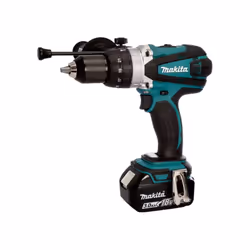 Perceuse visseuse à percussion pour les applications en hauteur - DHP458F1 La perceuse visseuse à percussion Makita DHP458Z e ...