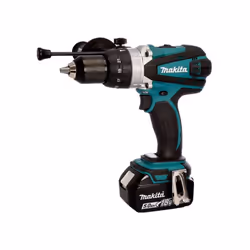 Perceuse visseuse à percussion pour les applications en hauteur - DHP458T1 La perceuse visseuse à percussion Makita DHP458Z e ...