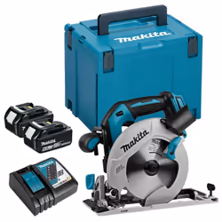 Scie circulaire ultra performante de marque Makita, vendue avec 2 batteries 6.0 Ah - DHS680RGJ La scie circulaire Makita DHS6 ...