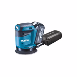 Ponceuse excentrique Makita, avec un diamètre de patin de 125 mm idéale pour le ponçage de meuble La ponceuse excentrique Mak ...