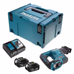 Scie récipro 18 V avec son coffret de transport MakPAc - DJR188RMJ La s cie sabre Makita DJR188RMJ est idéale pour les travau ...