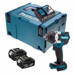 Boulonneuse professionnelle Makita pour les serrages en automobile - DTW700RMJ Cette boulonneuse à chocs sur accus 18V LXT es ...