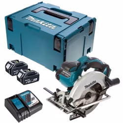 Scie circulaire polyvalente Makita avec batterie 3,0 Ah - DSS611RFJ La scie circulaire Makita DSS611 est durable avec un mote ...