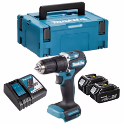 Perceuse à percussion sans fil gamme LXT 18V avec batteries 4,0 Ah - DHP487RMJ Nouvelle perceuse-visseuse à percussion DHP487 ...