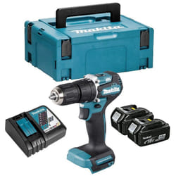 Perceuse à percussion 18V LXT (2x4,0 Ah) en MAKPAC - MAKITA DHP487RMJ