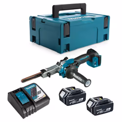 Ponceuse à bande pour le bois et le métal avec batteries 3,0 Ah usage occasionnel - DBS180RTJ La ponceuse à bande Makita DBS1 ...