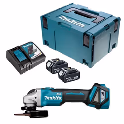 Meuleuse dangle 18V LXT Ø125 mm (2x30 Ah) en MAKPAC - MAKITA DGA511RFJ