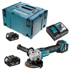 Meuleuse dangle 18V LXT Ø125 mm (2x40 Ah) en MAKPAC - MAKITA DGA511RMJ