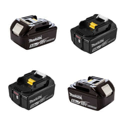 Makita - Lot de 4 batteries 18V Li-Ion lxt 5,0Ah pour outil sans fil BL1850BX4