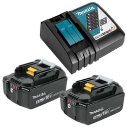 Pack power (2x4,0 Ah) avec chargeur simple Makita 197505-2