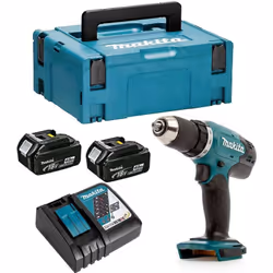 Perceuse à batterie Makita à deux vitesses de travail pour 16 positions de couple - DDF453RMJ La perceuse visseuse Makita DDF ...