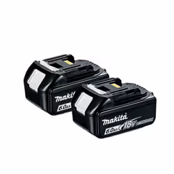 Description générale Le lot de deux batteries 6,0 Ah Makita BL1860B est conçu pour offrir une durée de vie accrue de 80% par  ...