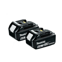 Makita - Pack 2 batteries 18V lxt Li-Ion BL1860B (2x6,0 Ah) 197293-4