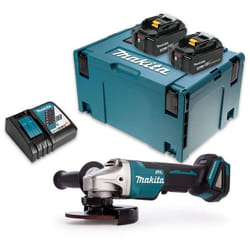 Meuleuse dangle 18V LXT Ø125 mm (2x40 Ah) en MAKPAC - MAKITA DGA508RMJ