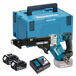 Visseuse automatique ultra productive pour la pose de cloisons sèches - DFR551RGJ Visseuse automatique 18V avec vis sur ruban ...