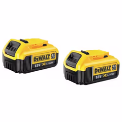 Pack 2 Batteries pour outil sans fil Dewalt, compatible 18 V XR - DCB182M2 La batterie 18 V XR Dewalt est équipée d'un témoin ...