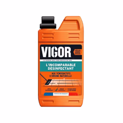 Vigor désinfectant 1l aux actifs d'origine végétale. CARACTERISTIQUESAvertissement : Dangereux. Respectez les précautions d'e ...