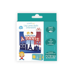 Livre audio interactif - Lunii - Coffret Suzanne et Gaston à Paris - 12 histoires - 1h07 découte - Dès 3 ans