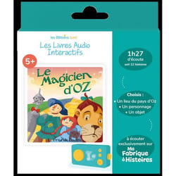 Console Educative - Lunii - Coffret Le Magicien dOz - Livre audio interactif dès 5 ans