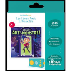 Jeu éducatif Lunii Brigade Anti-Monstres - Livre audio interactif pour enfant de 7 ans - Intérieur
