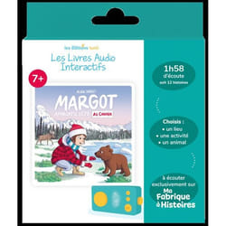 Console Educative - Lunii - Coffret Margot apprentie véto au Canada - Livre audio interactif dès 7 ans