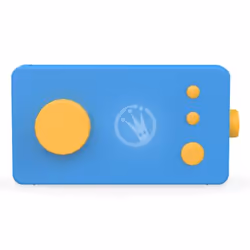 Lunii V3: Ma Fabrique à Histoires (Bleue) + Casque Octave, 3 an(s), Sonore, Bleu, Jaune