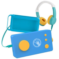 Console éducative - Lunii - Ma Fabrique à Histoires Bleue - Casque Octave - Coque Odile - 3 à 8 Ans