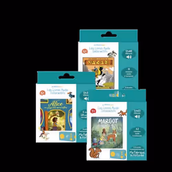 Console éducative - Lunii - Pack 3 livres audio interactifs - 5h10 dhistoires - Pour enfants 5-8 ans