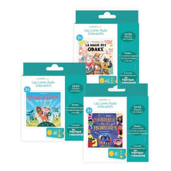 Console éducative - Lunii - Pack 3 livres audio interactifs - Dès 3 ans - Favorise lécoute - Mixte
