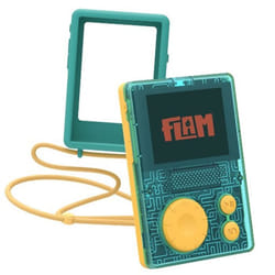Lunii - Pack FLAM - Baladeur daventures audio interactives pour enfants de 7 à 11 ans et sa coque assortie verte - Livre...